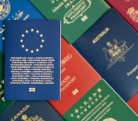 various passports